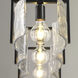 Aenon 3 Light 40.5 inch Matte Black Linear Pendant Ceiling Light